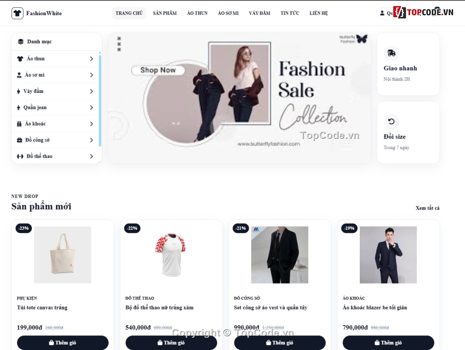 web bán quần áo,bán quần áo,web quần áo